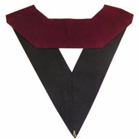 13th Degree Scottish Rite Masonic Collar - Plain Crimson Velvet-Collars-Masonic Makers