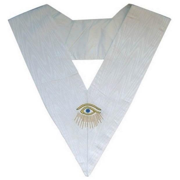 28th Degree Memphis Misraim French Regulation Masonic Collar - Eye with Rays-Collars-Masonic Makers