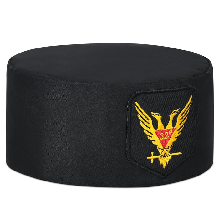 32nd Degree Scottish Rite Masonic Crown Cap - Wings Up Red & Gold-Crown Caps-Masonic Makers