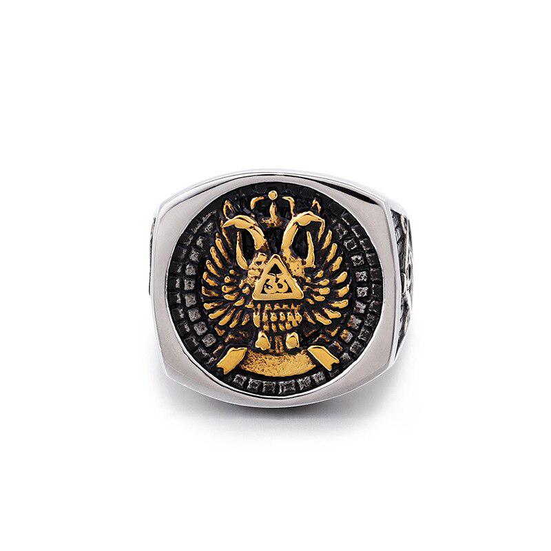 33rd Degree of Freemasonry Masonic Vintage Ring - Freemason ring-rings-Masonic Makers