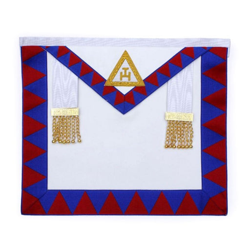 Companion English Royal Arch English Masonic Apron - Red & Blue-Aprons-Masonic Makers