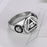 Freemason Illuminati Triangle Silver Masonic Ring - Stainless Steel-rings-Masonic Makers