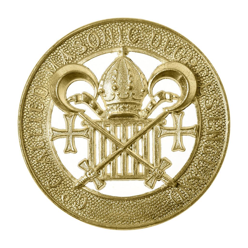 Grand Officer Allied Masonic Degrees Masonic Collar Jewel - Gold Plated-Collar Jewels-Masonic Makers