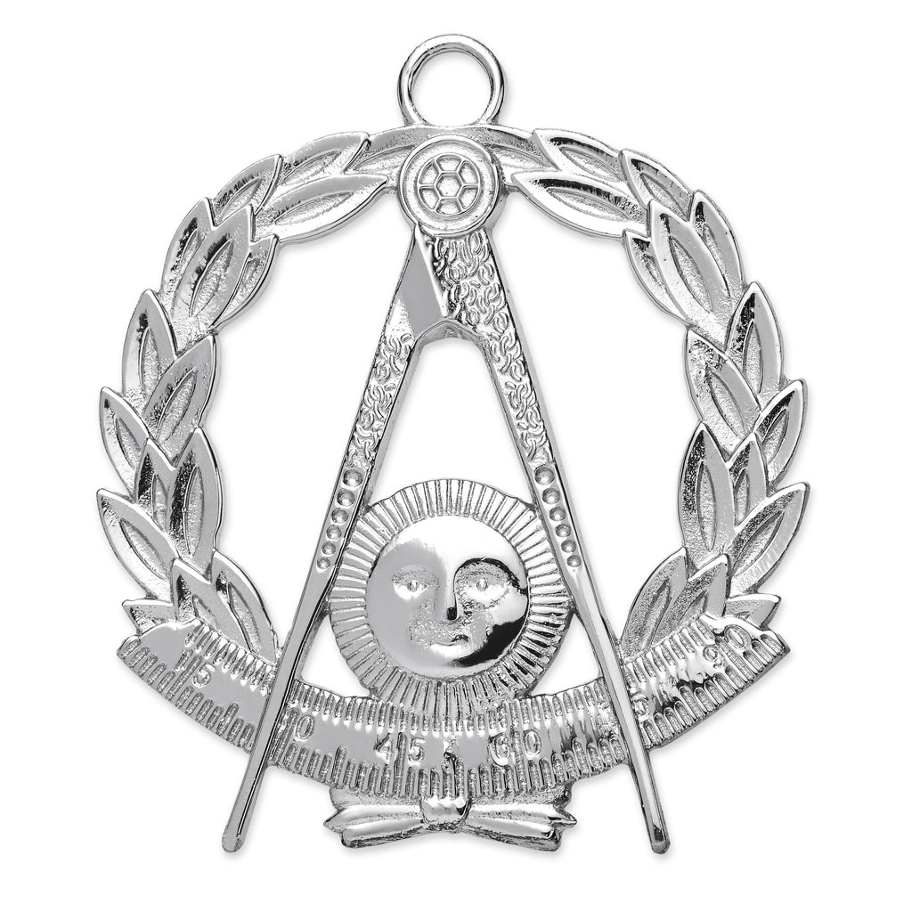 Grand Past Master Blue Lodge Masonic Collar Jewel - Silver-Collar Jewels-Masonic Makers