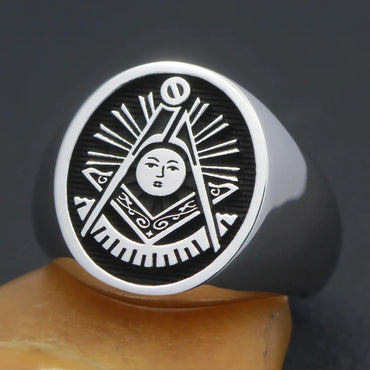 Past Master Blue Lodge Masonic Ring - High Quality Crafted