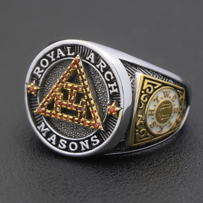 Royal Arch Chapter Masonic Ring - High Quality Crafted