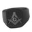 Master Mason Blue Lodge Black Masonic Ring - Stainless Steel