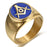 Master Mason Blue Lodge Vintage Stainless Steel Masonic Ring