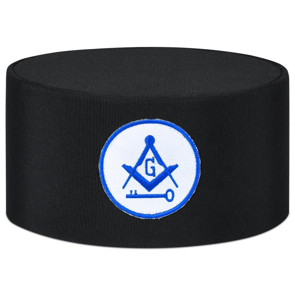 International Masons Masonic Crown Cap - White & Blue Emblem-Crown Caps-Masonic Makers