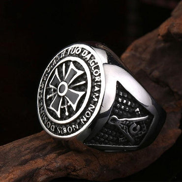 Knight Templar Vintage Masonic Ring-rings-Masonic Makers