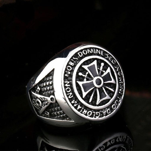 Knight Templar Vintage Masonic Ring-rings-Masonic Makers