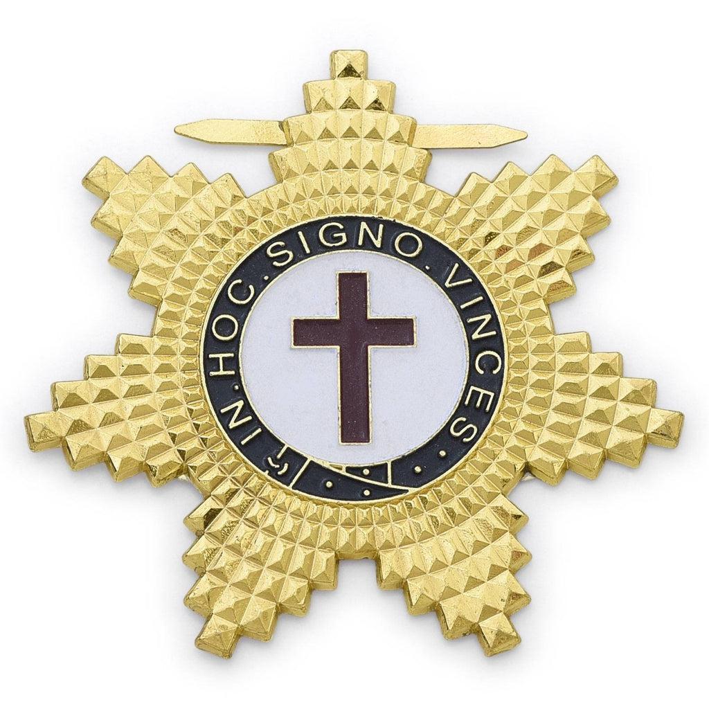 Knights Templar Commandery Masonic Breast Jewel - IN HOC SIGNO VINCES-Breast Jewels-Masonic Makers