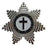 Knights Templar Commandery Masonic Breast Jewel - Silver Plated-Breast Jewels-Masonic Makers