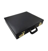 Masonic Leather Briefcase - Black for Apron Cases-Brief Cases-Masonic Makers