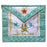 Master Mason Blue Lodge French Masonic Apron - Sky Blue Silk & Moire Star G-Aprons-Masonic Makers