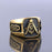 Master Mason Blue Lodge Gold Masonic Ring - Stainless Steel-rings-Masonic Makers