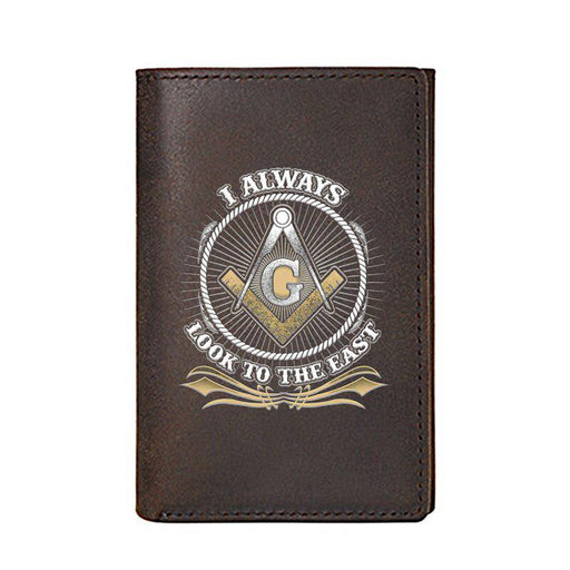 Master Mason Blue Lodge Leather Masonic Wallet - Freemason wallets-wallets-Masonic Makers