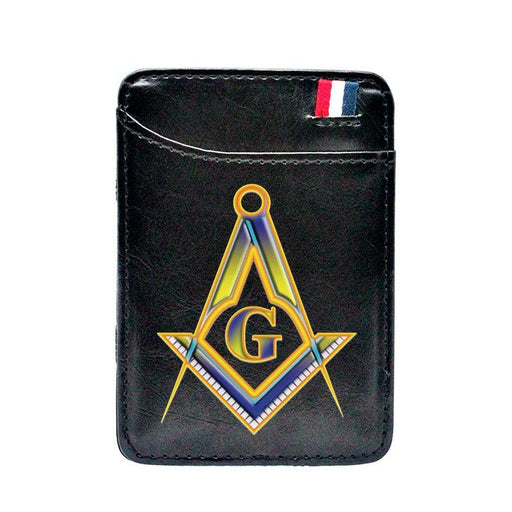 Master Mason Blue Lodge Leather Masonic Wallet - Freemason wallets-wallets-Masonic Makers