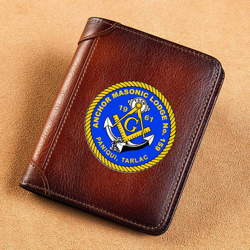 Master Mason Blue Lodge Leather Masonic Wallet - Freemason wallets-wallets-Masonic Makers