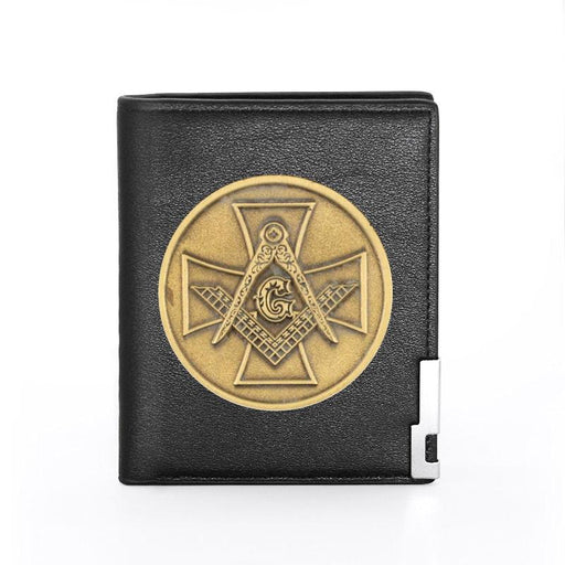 Master Mason Blue Lodge Leather Masonic Wallet - Freemason wallets-wallets-Masonic Makers