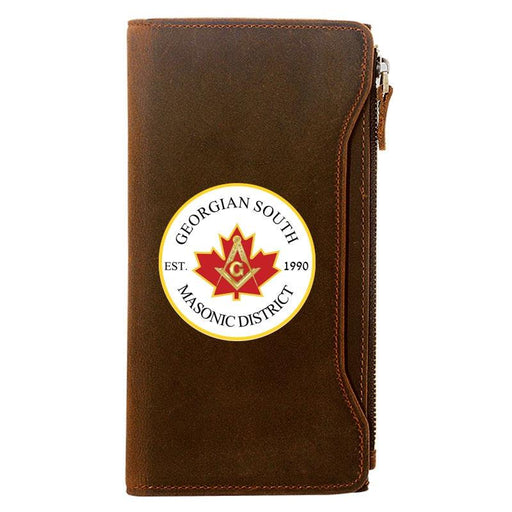 Master Mason Blue Lodge Leather Masonic Wallet - Freemason wallets-wallets-Masonic Makers