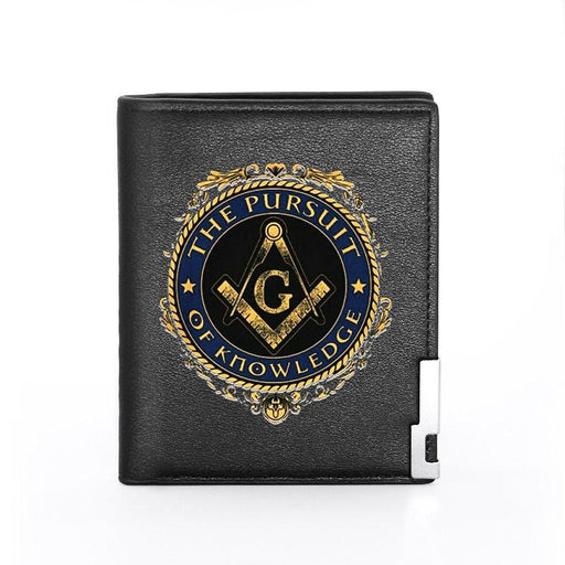 Master Mason Blue Lodge Leather Masonic Wallet - Freemason wallets-wallets-Masonic Makers