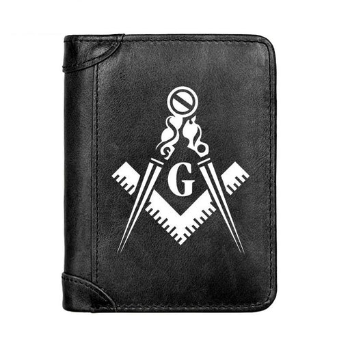 Master Mason Blue Lodge Leather Masonic Wallet - Freemason wallets-wallets-Masonic Makers