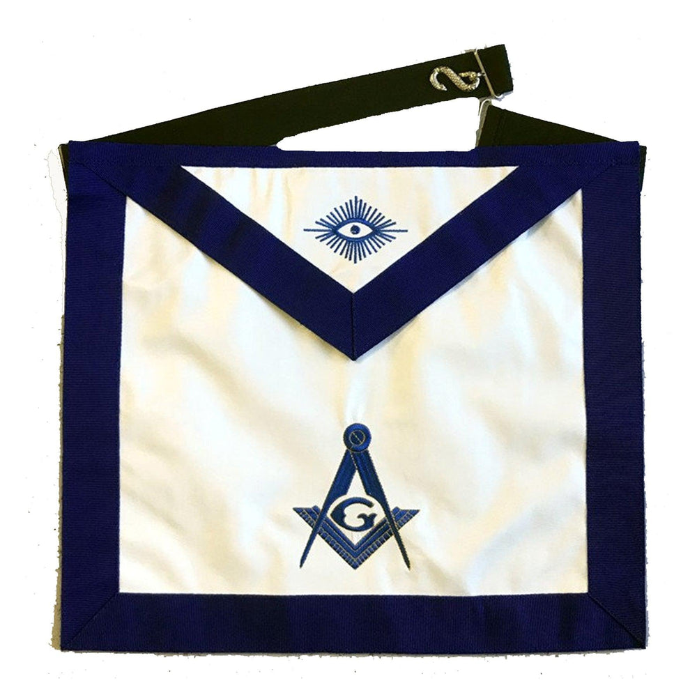 Master Mason Blue Lodge Masonic Apron - Imitation Leather-Aprons-Masonic Makers