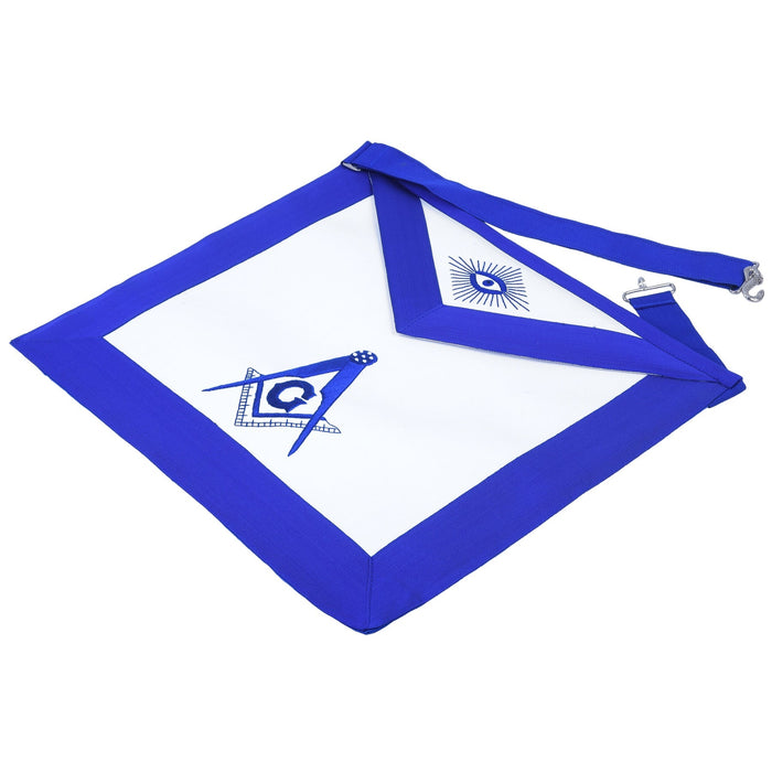 Master Mason Blue Lodge Masonic Apron - Royal Blue-Aprons-Masonic Makers