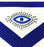 Master Mason Blue Lodge Masonic Apron - White & Navy Blue Ribbon-Aprons-Masonic Makers