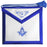 Master Mason Blue Lodge Masonic Apron - White With Blue Tassels-Aprons-Masonic Makers