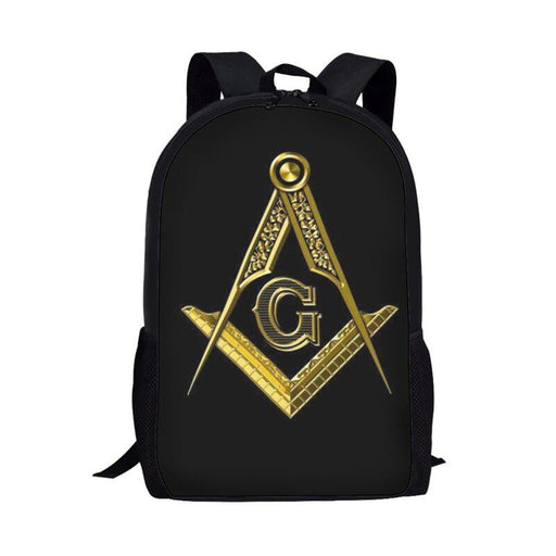 Master Mason Blue Lodge Masonic Back Pack - Various Usage-Backpacks-Masonic Makers