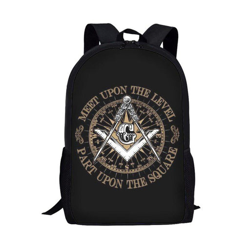 Master Mason Blue Lodge Masonic Back Pack - Various Usage-Backpacks-Masonic Makers