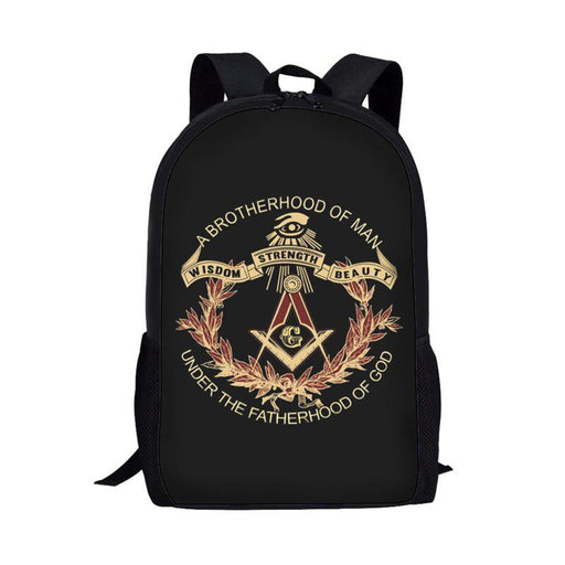 Master Mason Blue Lodge Masonic Back Pack - Various Usage-Backpacks-Masonic Makers