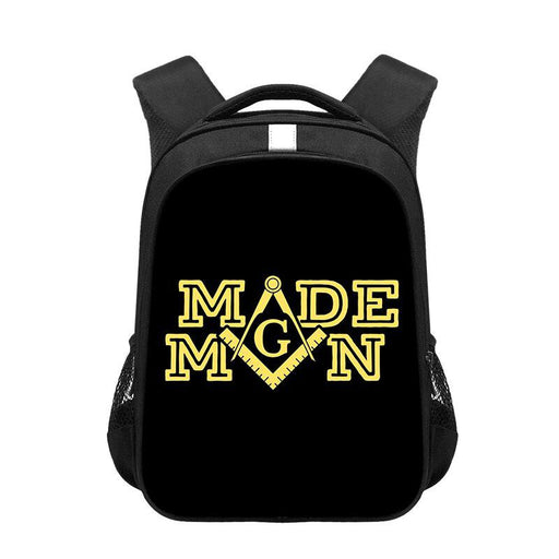 Master Mason Blue Lodge Masonic Backpack For School & Laptop-Backpacks-Masonic Makers