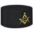 Master Mason Blue Lodge Masonic Crown Cap - Black rayon-Crown Caps-Masonic Makers