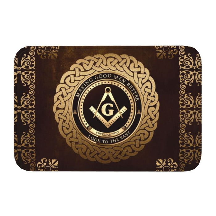 Master Mason Blue Lodge Masonic Drying Mat-Mats-Masonic Makers