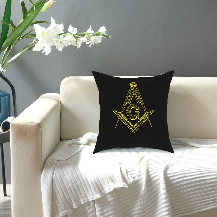 Master Mason Blue Lodge Masonic Pillow Case For Sofa - Home Decoration-Pillowcases-Masonic Makers