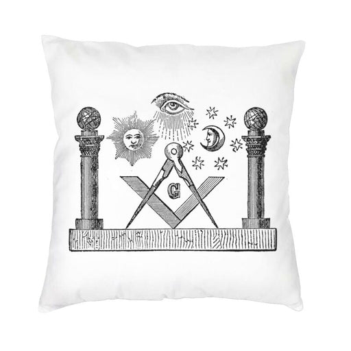 Master Mason Blue Lodge Masonic Pillow Case For Sofa - Home Decoration-Pillowcases-Masonic Makers