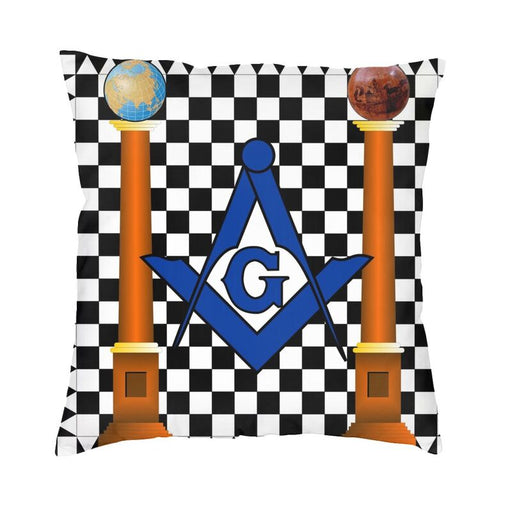 Master Mason Blue Lodge Masonic Pillow Case For Sofa - Home Decoration-Pillowcases-Masonic Makers