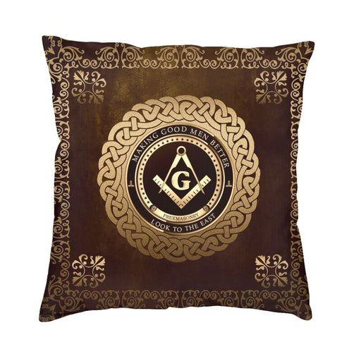 Master Mason Blue Lodge Masonic Pillow Case For Sofa - Home Decoration-Pillowcases-Masonic Makers