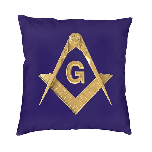 Master Mason Blue Lodge Masonic Pillow Case For Sofa - Home Decoration-Pillowcases-Masonic Makers