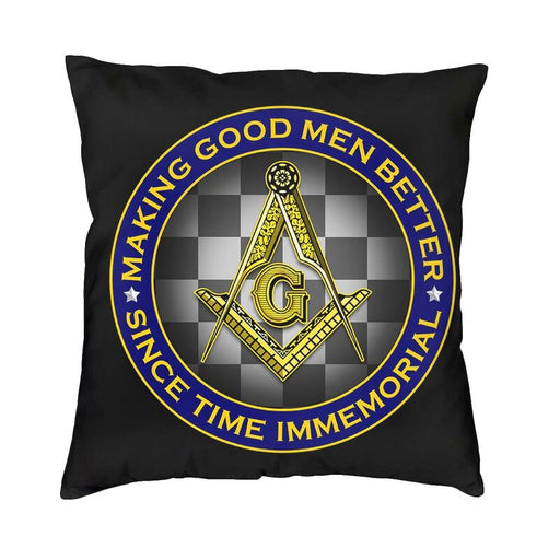 Master Mason Blue Lodge Masonic Pillow Case For Sofa - Home Decoration-Pillowcases-Masonic Makers