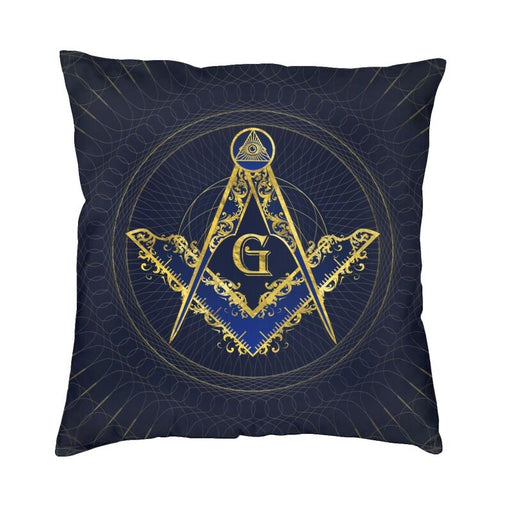 Master Mason Blue Lodge Masonic Pillow Case For Sofa - Home Decoration-Pillowcases-Masonic Makers