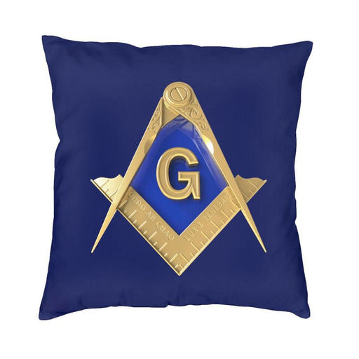 Master Mason Blue Lodge Masonic Pillow Case For Sofa - Home Decoration-Pillowcases-Masonic Makers