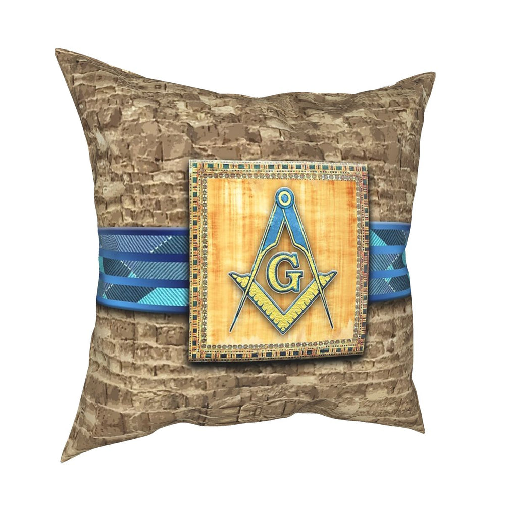 Master Mason Blue Lodge Masonic Pillow Case For Sofa - Home Decoration-Pillowcases-Masonic Makers