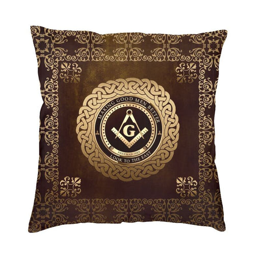 Master Mason Blue Lodge Masonic Pillow Case For Sofa - Home Decoration-Pillowcases-Masonic Makers