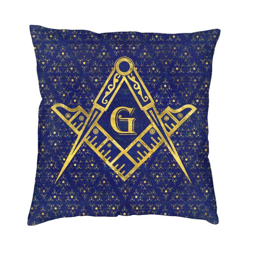 Master Mason Blue Lodge Masonic Pillow Case For Sofa - Home Decoration-Pillowcases-Masonic Makers