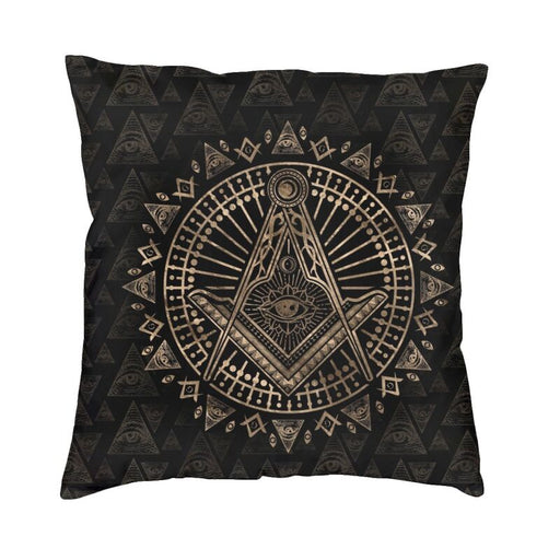 Master Mason Blue Lodge Masonic Pillow Case For Sofa - Home Decoration-Pillowcases-Masonic Makers