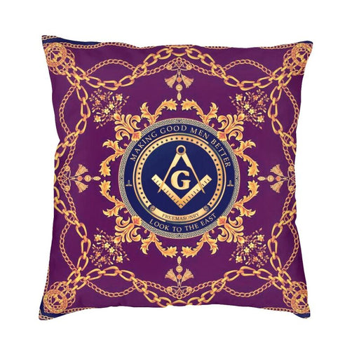 Master Mason Blue Lodge Masonic Pillow Case For Sofa - Home Decoration-Pillowcases-Masonic Makers